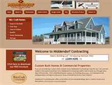 Tablet Screenshot of middendorfcontracting.com